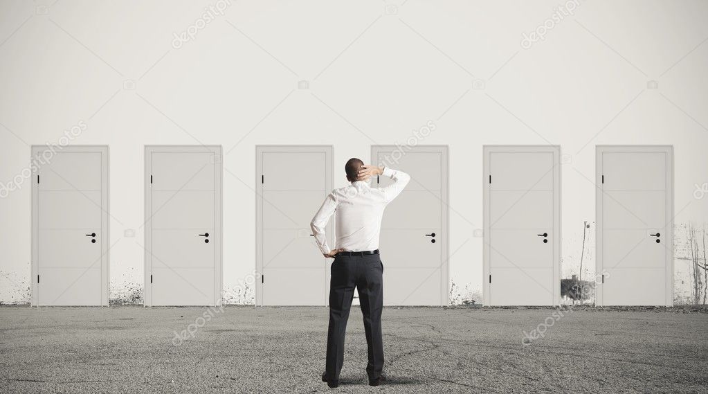 Illustration de choix professionnels